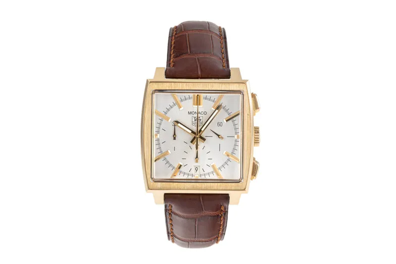 Tag Heuer Monaco chronograph 18 ct gold automatic men's watch CW5140 [2205268]