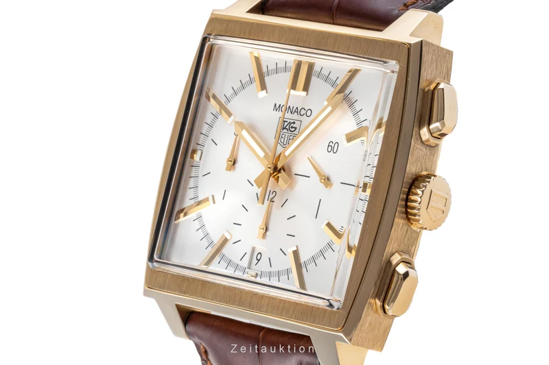 Tag Heuer Monaco chronograph 18 ct gold automatic men's watch CW5140 [2205268]
