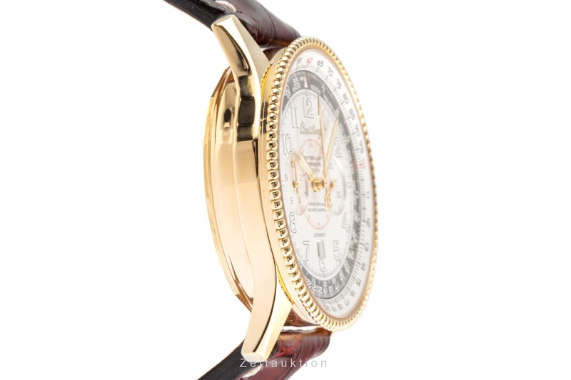 Breitling Montbrillant chronograph 18 ct gold automatic men's watch K35330 Limited [2205225]
