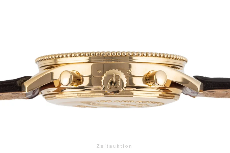 Breitling Montbrillant chronograph 18 ct gold automatic men's watch K35330 Limited [2205225]