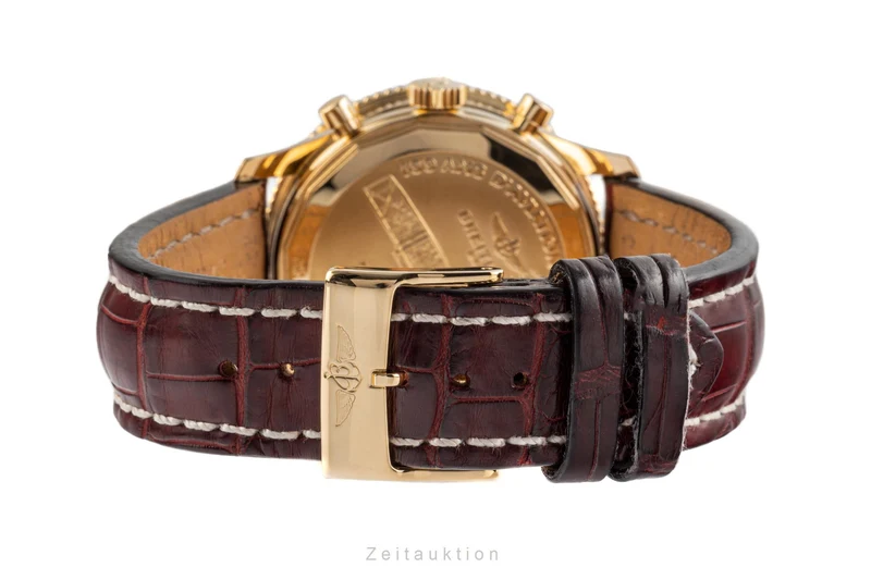 Breitling Montbrillant chronograph 18 ct gold automatic men's watch K35330 Limited [2205225]