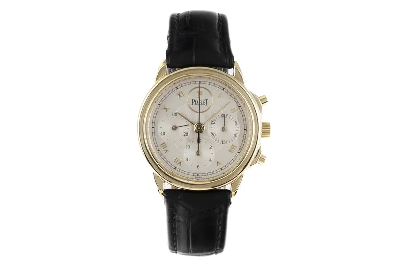 Piaget Gouverneur chronograph 18 ct gold manual winding men's watch 15978 [2205191]