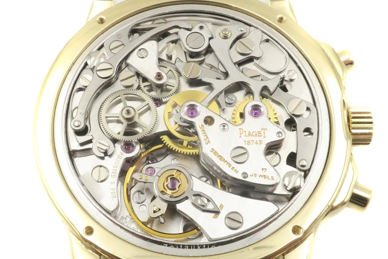 Piaget Gouverneur chronograph 18 ct gold manual winding men's watch 15978 [2205191]
