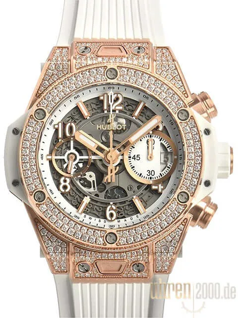 Hublot Big Bang Unico King Gold 42 Pave 441.OE.2010.RW.1704