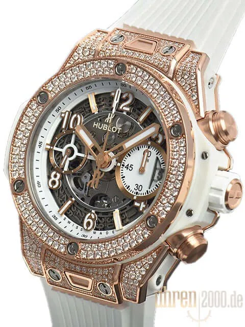 Hublot Big Bang Unico King Gold 42 Pave 441.OE.2010.RW.1704