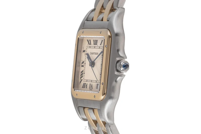 Cartier Panthere steel / gold quartz men's watch 183949 LP: 9200EUR [2206164]