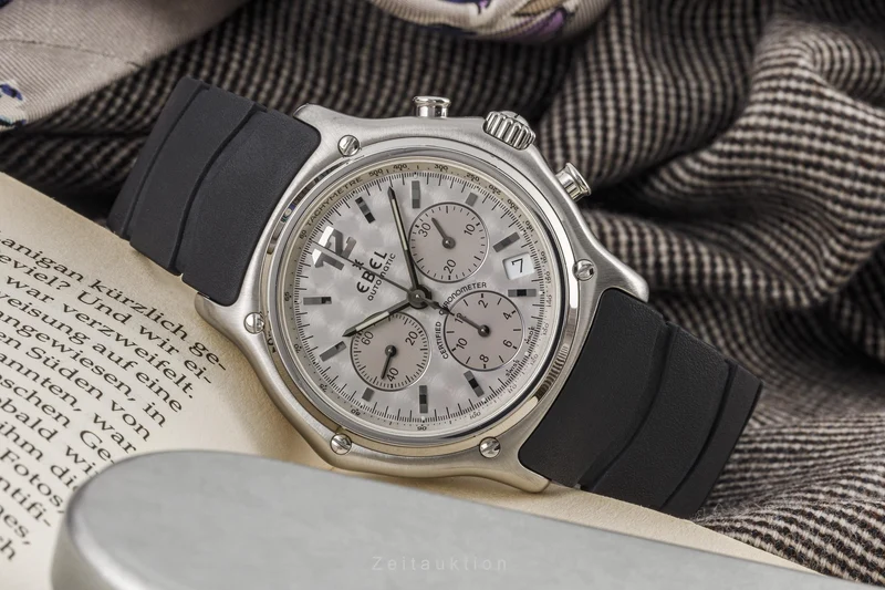 Ebel Le Modulor chronograph steel automatic men's watch E9137240 [2206145]