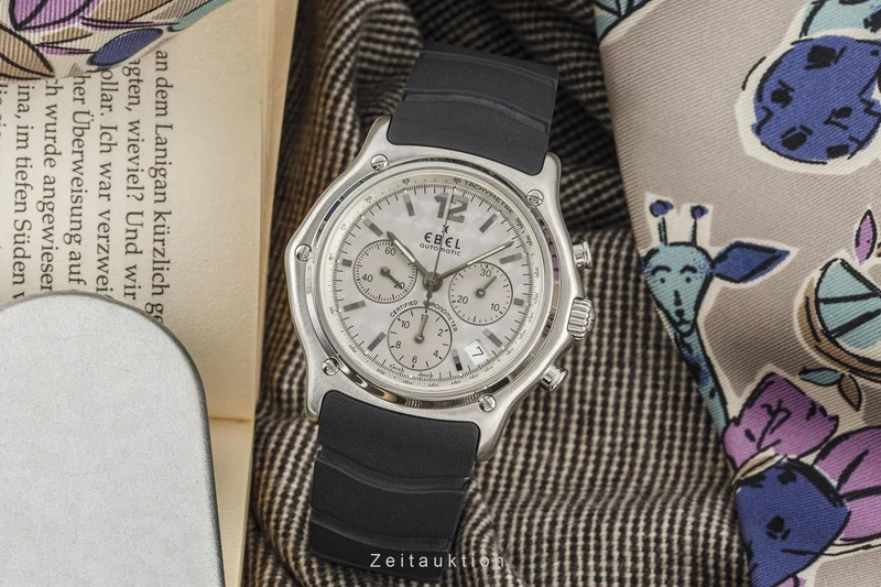 Ebel Le Modulor chronograph steel automatic men's watch E9137240 [2206145]