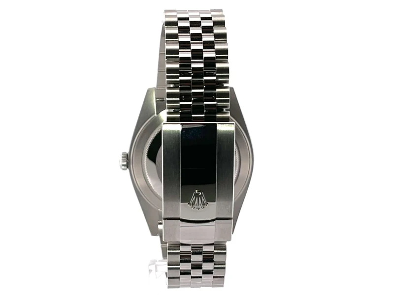 Rolex Datejust 41 Edelstahl Weißgold 126334 Weiß Römisch Jubile-Band