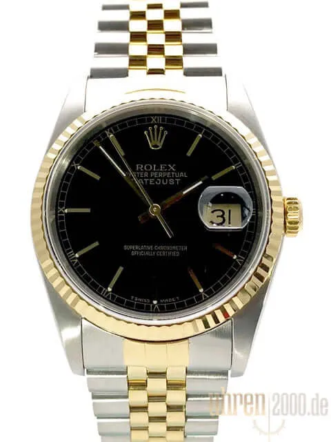 Rolex Datejust 36 Edelstahl - Gelbgold 16233 LC100 aus 1991