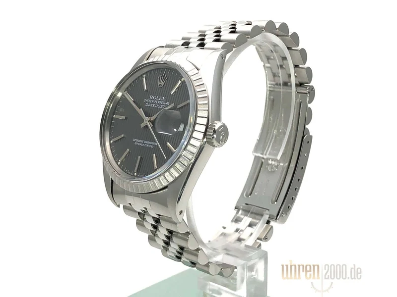 Rolex Datejust 36 16030 Grau Jubile-Band LC100 aus 1987