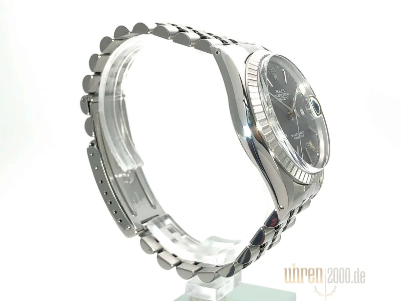 Rolex Datejust 36 16030 Grau Jubile-Band LC100 aus 1987