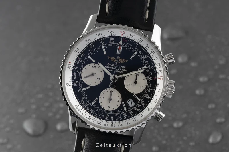 Breitling Navitimer chronograph steel automatic men's watch A23322 LP: 8300EUR [2205095]