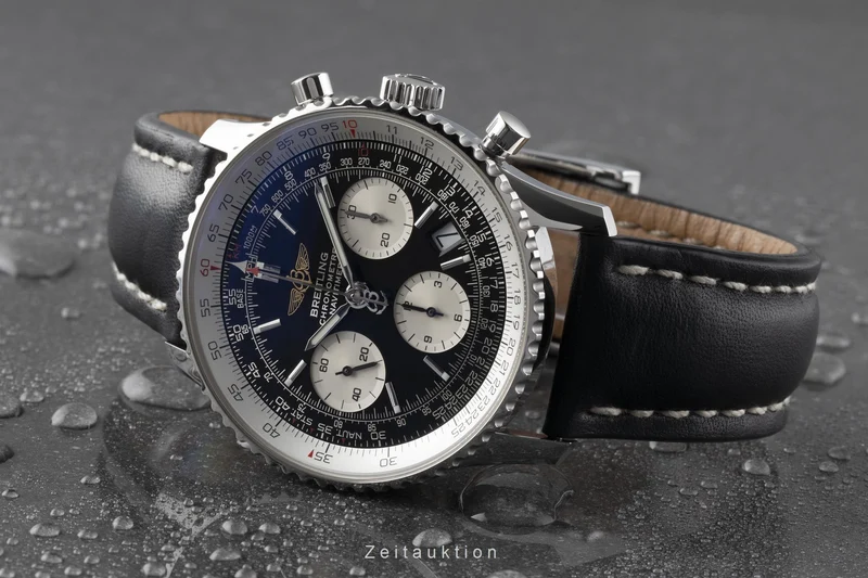 Breitling Navitimer chronograph steel automatic men's watch A23322 LP: 8300EUR [2205095]