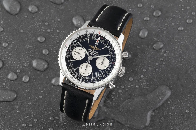 Breitling Navitimer chronograph steel automatic men's watch A23322 LP: 8300EUR [2205095]