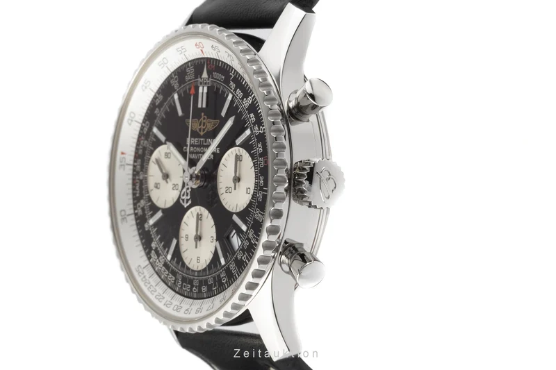 Breitling Navitimer chronograph steel automatic men's watch A23322 LP: 8300EUR [2205095]