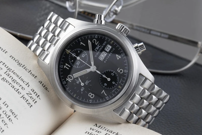 IWC Fliegeruhr chronograph steel automatic men's watch IW3706, IW370607 [2205072]