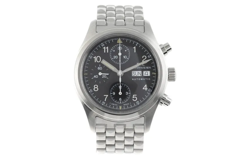 IWC Fliegeruhr chronograph steel automatic men's watch IW3706, IW370607 [2205072]
