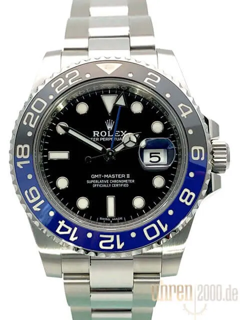 Rolex GMT Master II Edelstahl 116710BLNR LC100 aus 2017