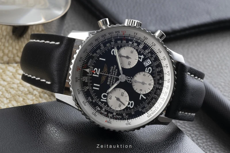 Breitling Navitimer chronograph steel automatic men's watch A23322 LP: 8300EUR [2205028]