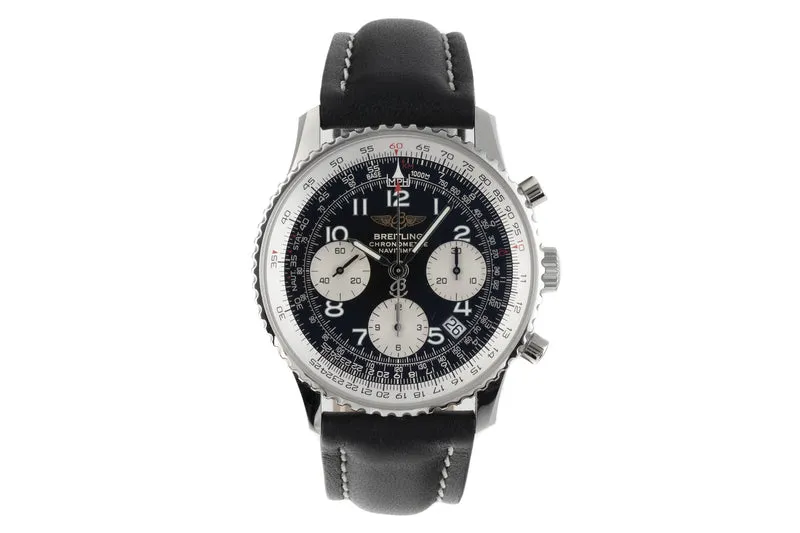 Breitling Navitimer chronograph steel automatic men's watch A23322 LP: 8300EUR [2205028]