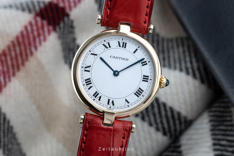 Cartier Vendome 18 ct gold quartz women's watch 881001 LP: 10500EUR [2205044]