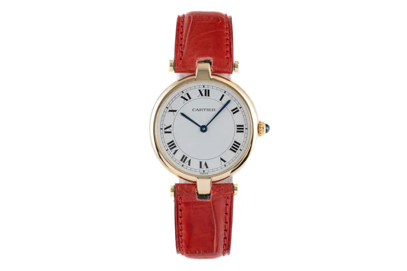 Cartier Vendome 18 ct gold quartz women's watch 881001 LP: 10500EUR [2205044]