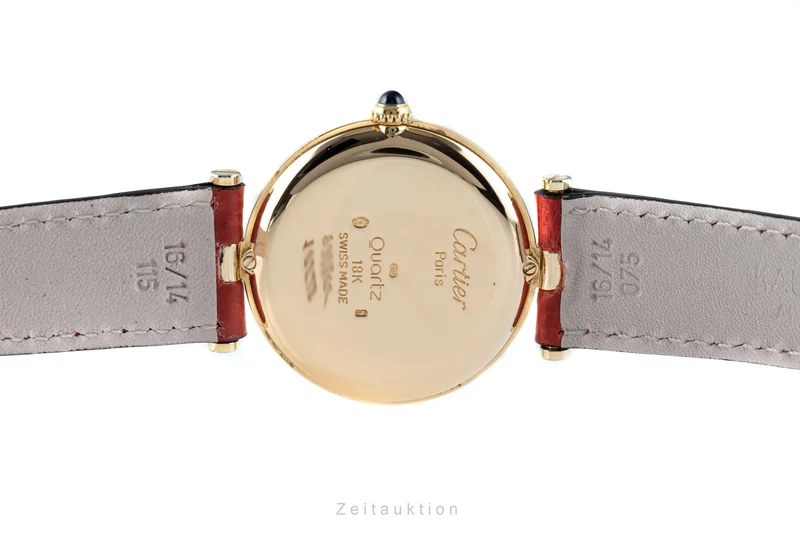 Cartier Vendome 18 ct gold quartz women's watch 881001 LP: 10500EUR [2205044]