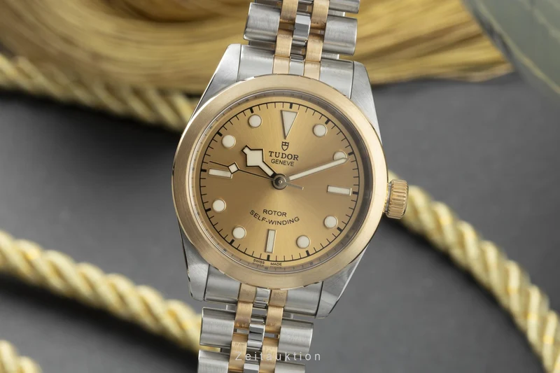 Tudor Black Bay steel / gold automatic women's watch 79583 LP: 4600EUR [2204954]