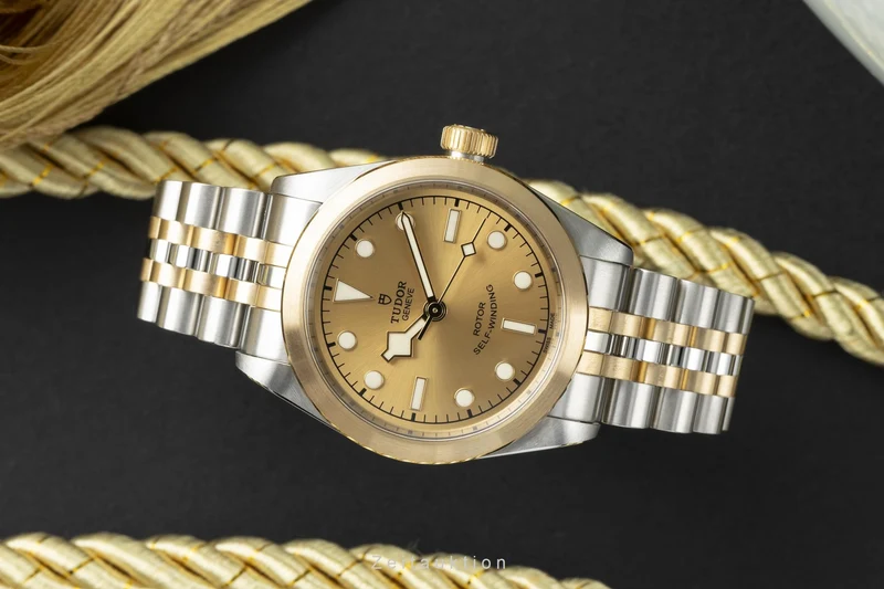 Tudor Black Bay steel / gold automatic women's watch 79583 LP: 4600EUR [2204954]