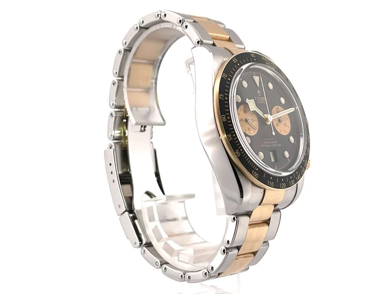 Tudor Heritage Black Bay Chrono Steel Gold 79363N-0001