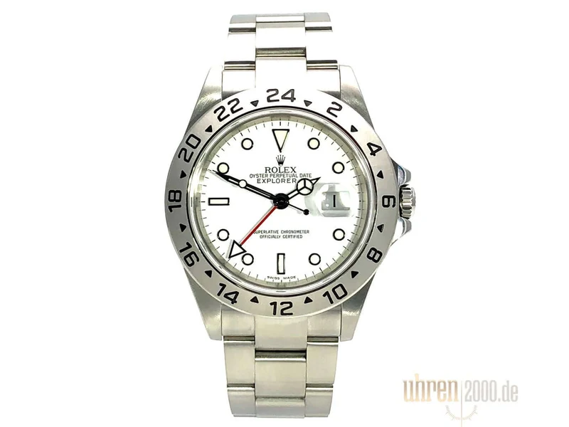 Rolex Explorer II Edelstahl Ref. 16570 Weiß aus 2007
