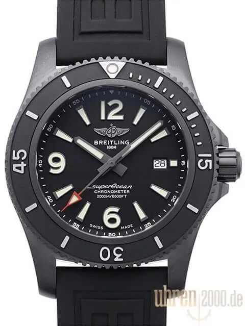 Breitling Superocean Automatic 46 Black Steel Faltschließe M17368B71B1S2
