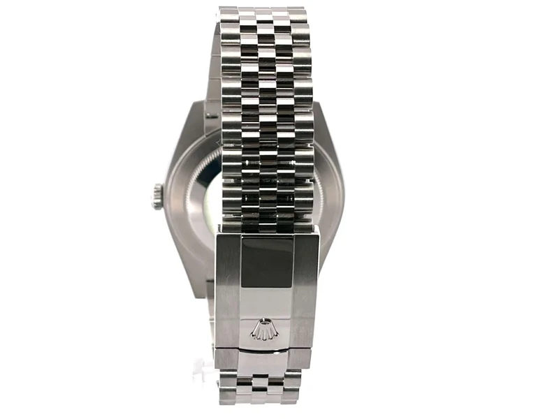 Rolex Datejust 41 Edelstahl Weißgold 126334 Blau Römisch Jubile-Band