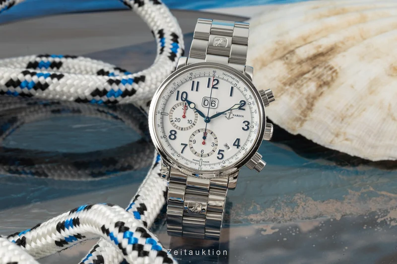 Ulysse Nardin Marine Chronograph chronograph steel automatic men's watch 513-22 [2204915]