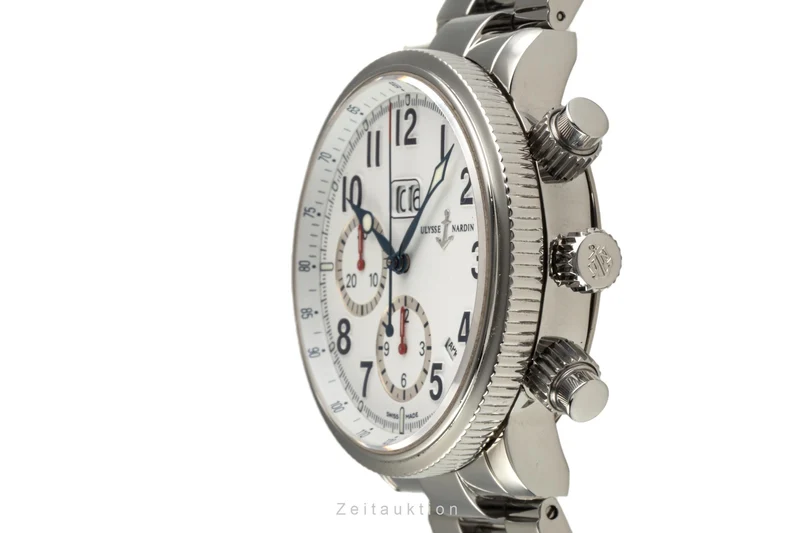 Ulysse Nardin Marine Chronograph chronograph steel automatic men's watch 513-22 [2204915]