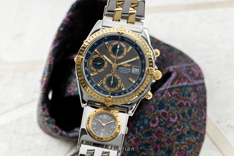 Breitling Chronomat chronograph steel / gold automatic men's watch B13352 B61172 [2204801]