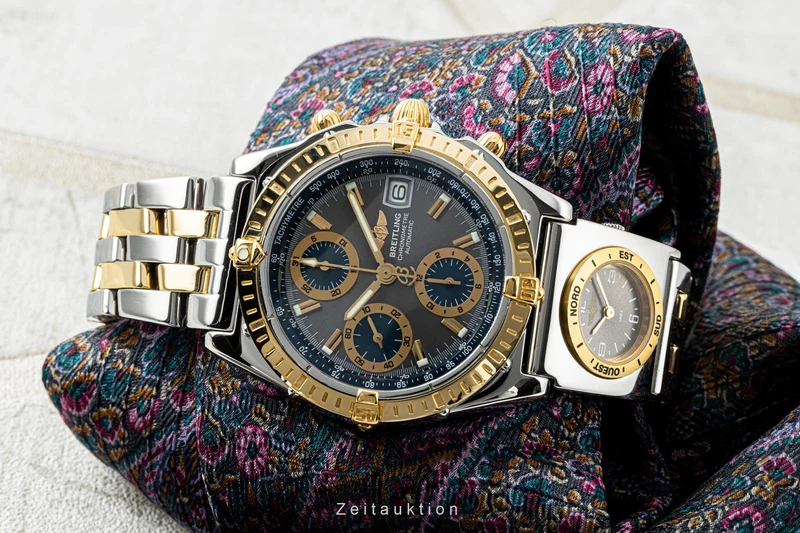 Breitling Chronomat chronograph steel / gold automatic men's watch B13352 B61172 [2204801]