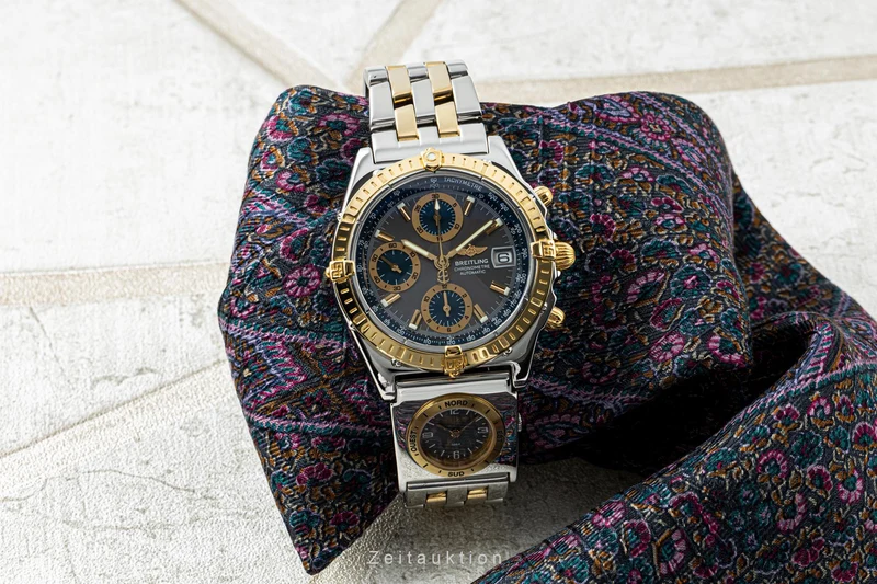 Breitling Chronomat chronograph steel / gold automatic men's watch B13352 B61172 [2204801]