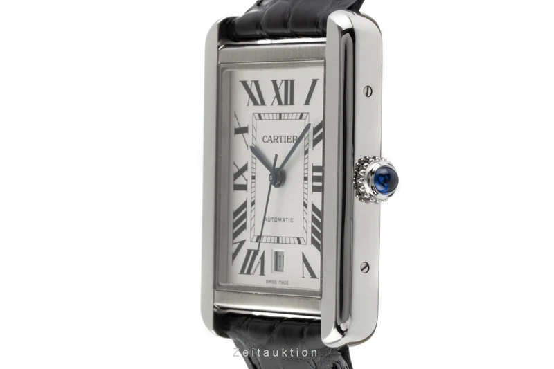 Cartier Tank steel automatic men's watch 3800 [2204764]