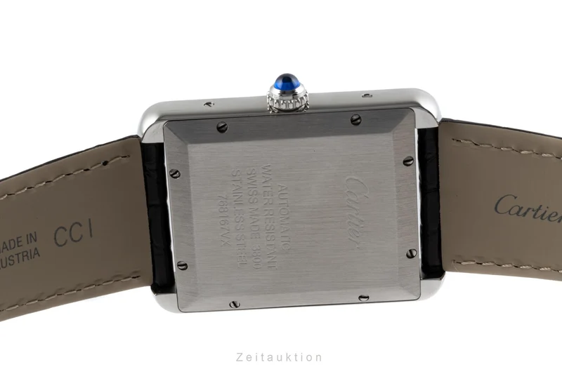 Cartier Tank steel automatic men's watch 3800 [2204764]