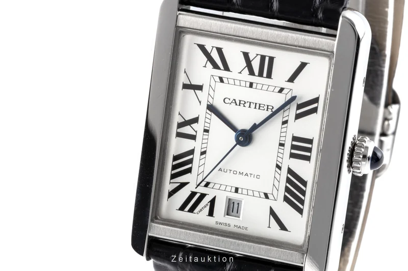 Cartier Tank steel automatic men's watch 3800 [2204764]