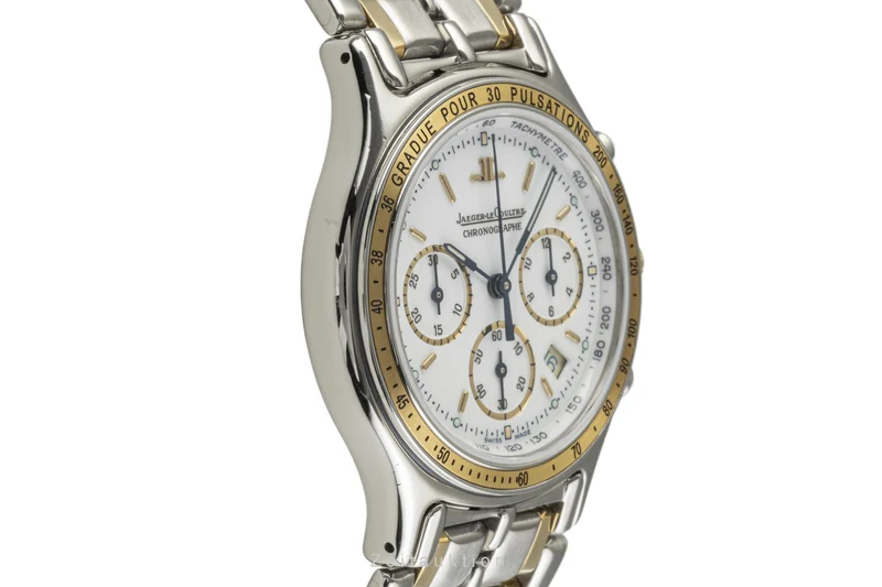 Jaeger LeCoultre Heraion chronograph steel / gold quartz men's watch 115.5.31 [2204736]