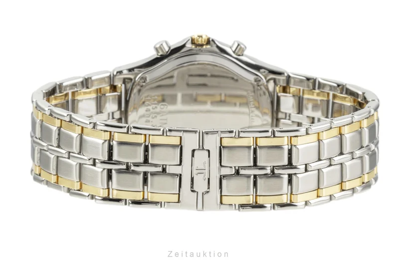 Jaeger LeCoultre Heraion chronograph steel / gold quartz men's watch 115.5.31 [2204736]