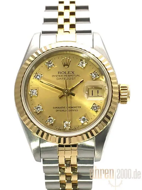Rolex Datejust 26 Edelstahl - Gelbgold Ref. 69173 aus 1991 LC100