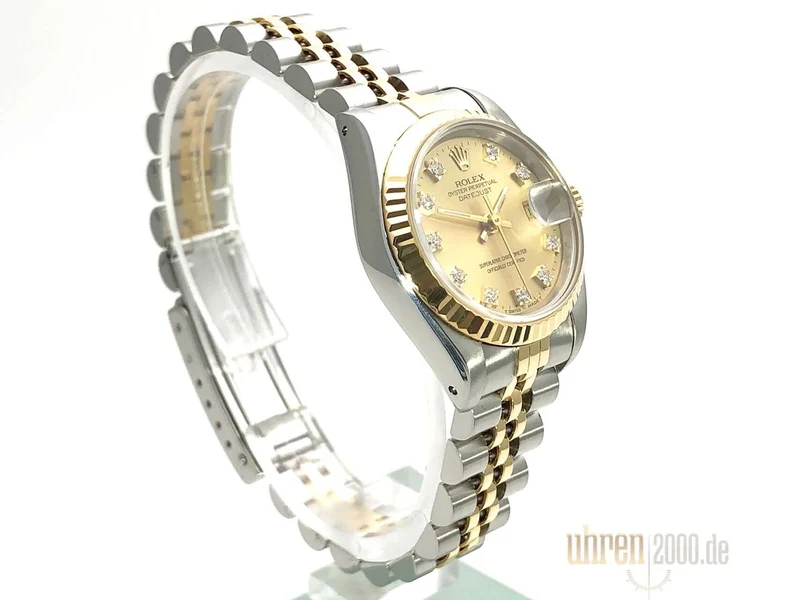 Rolex Datejust 26 Edelstahl - Gelbgold Ref. 69173 aus 1991 LC100