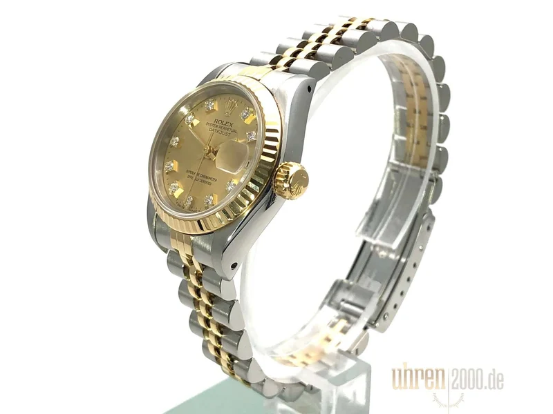 Rolex Datejust 26 Edelstahl - Gelbgold Ref. 69173 aus 1991 LC100