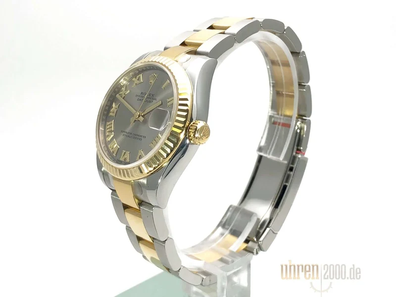 Rolex Datejust 31 Edelstahl Gelbgold 178273 Stahl Römisch aus 2018