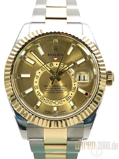Rolex Sky-Dweller 326933 Champagner aus 2018 LC100