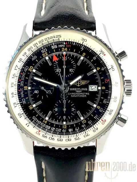 Breitling Navitimer World A24322-101 aus 2010 Deutsche Papiere